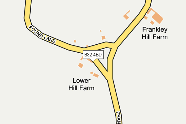B32 4BD map - OS OpenMap – Local (Ordnance Survey) B32 4BD map - OS OpenMap – Local (Ordnance Survey)