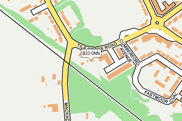 B33 0NN map - OS OpenMap – Local (Ordnance Survey) B33 0NN map - OS OpenMap – Local (Ordnance Survey)