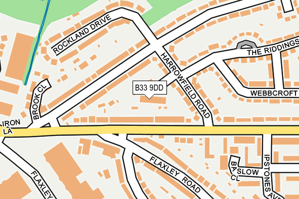 B33 9DD map - OS OpenMap – Local (Ordnance Survey) B33 9DD map - OS OpenMap – Local (Ordnance Survey)