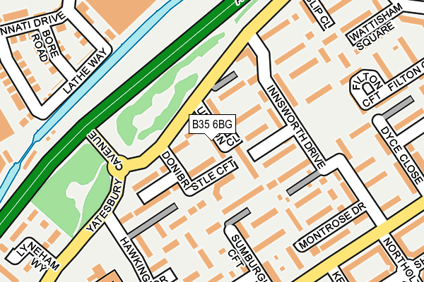 B35 6BG map - OS OpenMap – Local (Ordnance Survey) B35 6BG map - OS OpenMap – Local (Ordnance Survey)