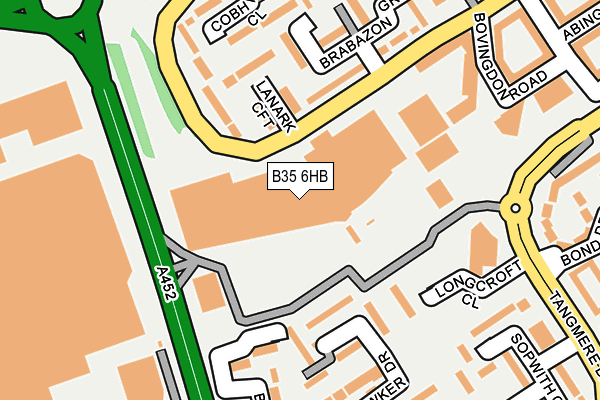 B35 6HB map - OS OpenMap – Local (Ordnance Survey) B35 6HB map - OS OpenMap – Local (Ordnance Survey)