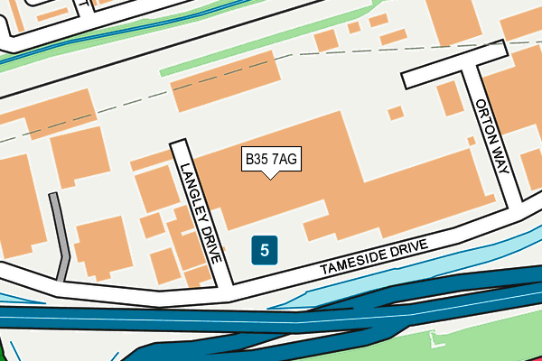 B35 7AG map - OS OpenMap – Local (Ordnance Survey) B35 7AG map - OS OpenMap – Local (Ordnance Survey)