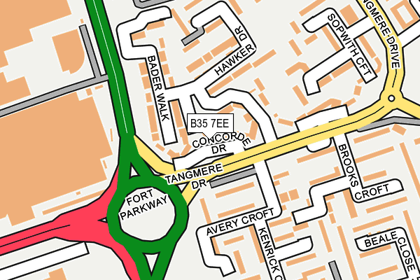 B35 7EE map - OS OpenMap – Local (Ordnance Survey) B35 7EE map - OS OpenMap – Local (Ordnance Survey)