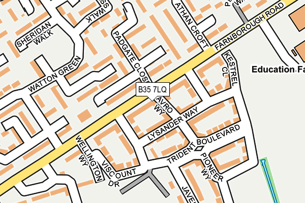 B35 7LQ map - OS OpenMap – Local (Ordnance Survey) B35 7LQ map - OS OpenMap – Local (Ordnance Survey)
