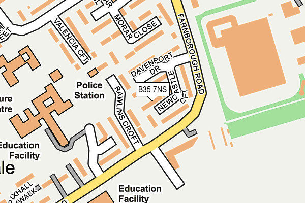 B35 7NS map - OS OpenMap – Local (Ordnance Survey) B35 7NS map - OS OpenMap – Local (Ordnance Survey)