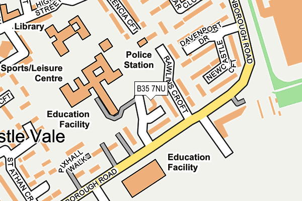 B35 7NU map - OS OpenMap – Local (Ordnance Survey) B35 7NU map - OS OpenMap – Local (Ordnance Survey)