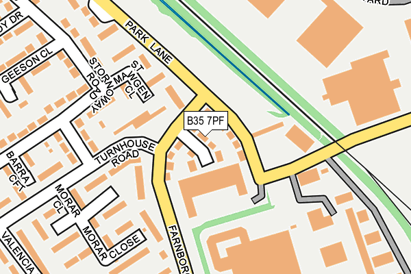 B35 7PF map - OS OpenMap – Local (Ordnance Survey) B35 7PF map - OS OpenMap – Local (Ordnance Survey)