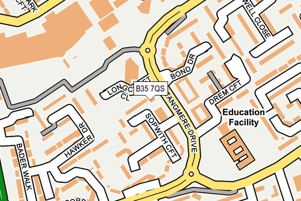 B35 7QS map - OS OpenMap – Local (Ordnance Survey) B35 7QS map - OS OpenMap – Local (Ordnance Survey)