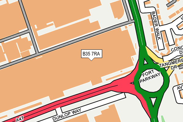 B35 7RA map - OS OpenMap – Local (Ordnance Survey) B35 7RA map - OS OpenMap – Local (Ordnance Survey)
