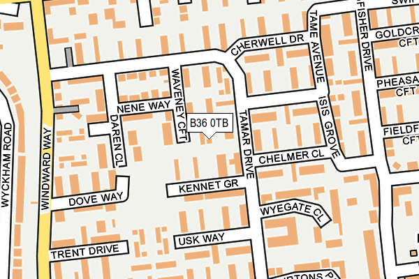 B36 0TB map - OS OpenMap – Local (Ordnance Survey) B36 0TB map - OS OpenMap – Local (Ordnance Survey)