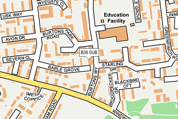 B36 0UB map - OS OpenMap – Local (Ordnance Survey) B36 0UB map - OS OpenMap – Local (Ordnance Survey)