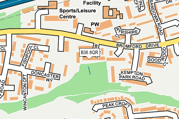 B36 8QR map - OS OpenMap – Local (Ordnance Survey) B36 8QR map - OS OpenMap – Local (Ordnance Survey)