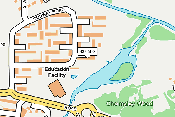 B37 5LG map - OS OpenMap – Local (Ordnance Survey) B37 5LG map - OS OpenMap – Local (Ordnance Survey)