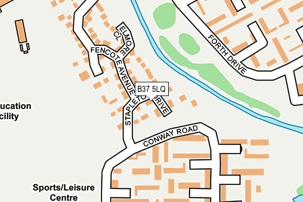 B37 5LQ map - OS OpenMap – Local (Ordnance Survey) B37 5LQ map - OS OpenMap – Local (Ordnance Survey)