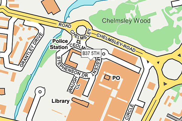 B37 5TH map - OS OpenMap – Local (Ordnance Survey) B37 5TH map - OS OpenMap – Local (Ordnance Survey)