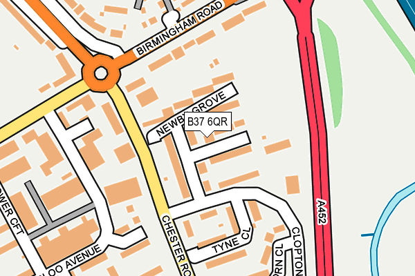 B37 6QR map - OS OpenMap – Local (Ordnance Survey) B37 6QR map - OS OpenMap – Local (Ordnance Survey)