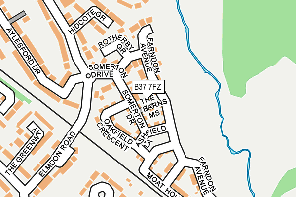 B37 7FZ map - OS OpenMap – Local (Ordnance Survey) B37 7FZ map - OS OpenMap – Local (Ordnance Survey)