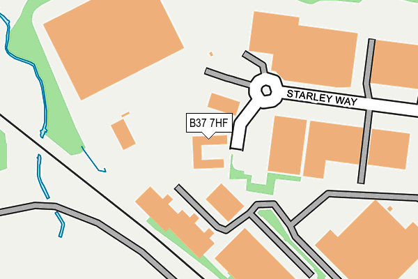 B37 7HF map - OS OpenMap – Local (Ordnance Survey) B37 7HF map - OS OpenMap – Local (Ordnance Survey)