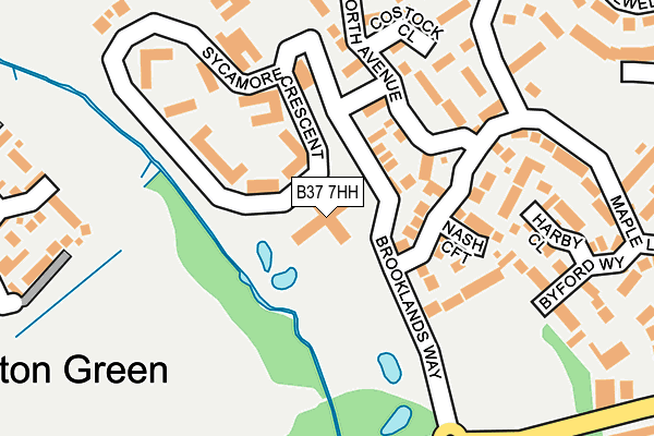 B37 7HH map - OS OpenMap – Local (Ordnance Survey) B37 7HH map - OS OpenMap – Local (Ordnance Survey)