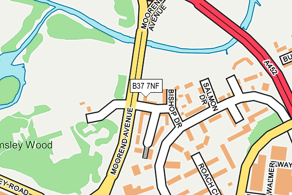 B37 7NF map - OS OpenMap – Local (Ordnance Survey) B37 7NF map - OS OpenMap – Local (Ordnance Survey)