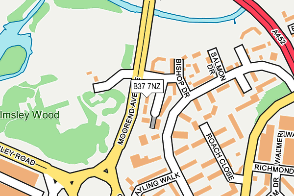 B37 7NZ map - OS OpenMap – Local (Ordnance Survey) B37 7NZ map - OS OpenMap – Local (Ordnance Survey)
