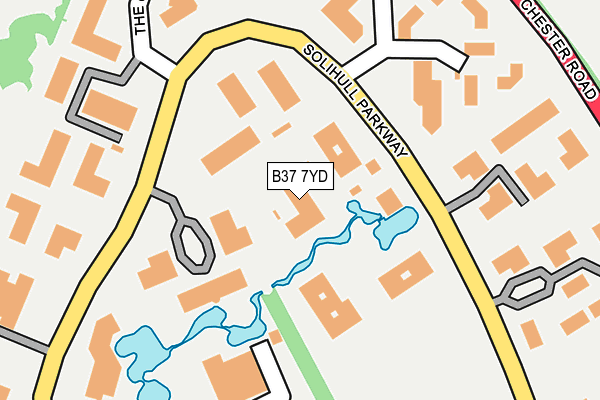 B37 7YD map - OS OpenMap – Local (Ordnance Survey) B37 7YD map - OS OpenMap – Local (Ordnance Survey)