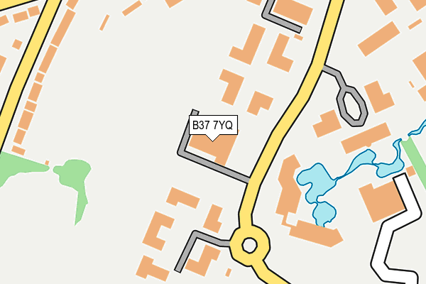 B37 7YQ map - OS OpenMap – Local (Ordnance Survey) B37 7YQ map - OS OpenMap – Local (Ordnance Survey)
