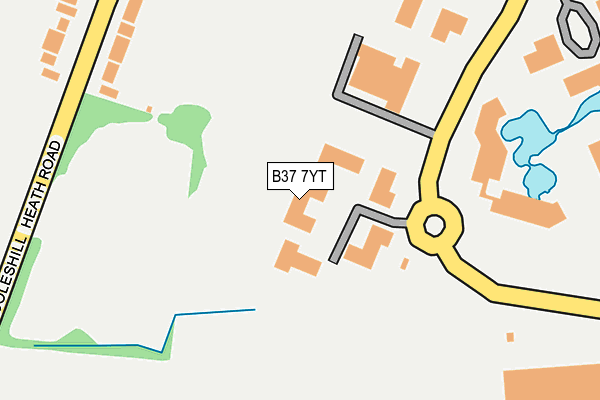 B37 7YT map - OS OpenMap – Local (Ordnance Survey) B37 7YT map - OS OpenMap – Local (Ordnance Survey)
