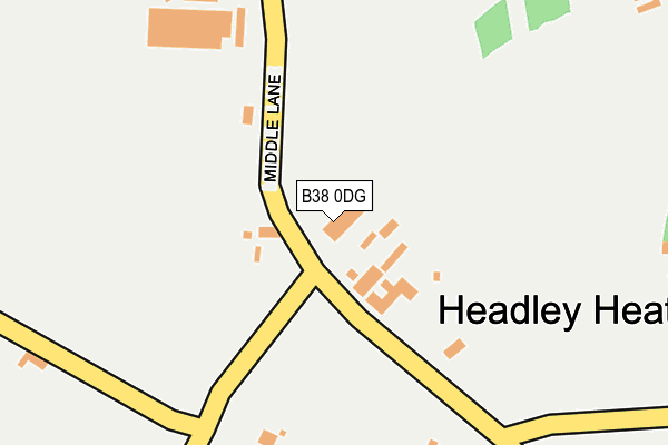 B38 0DG map - OS OpenMap – Local (Ordnance Survey) B38 0DG map - OS OpenMap – Local (Ordnance Survey)