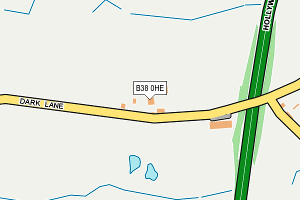 B38 0HE map - OS OpenMap – Local (Ordnance Survey) B38 0HE map - OS OpenMap – Local (Ordnance Survey)
