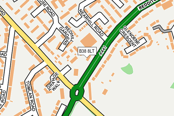 B38 8LT map - OS OpenMap – Local (Ordnance Survey) B38 8LT map - OS OpenMap – Local (Ordnance Survey)
