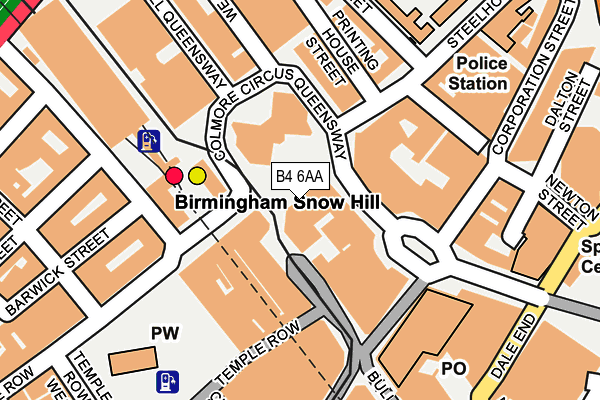 B4 6AA map - OS OpenMap – Local (Ordnance Survey) B4 6AA map - OS OpenMap – Local (Ordnance Survey)