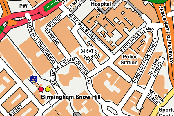 B4 6AT map - OS OpenMap – Local (Ordnance Survey) B4 6AT map - OS OpenMap – Local (Ordnance Survey)