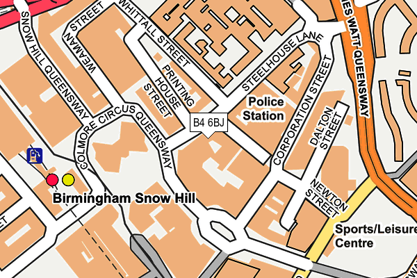 B4 6BJ map - OS OpenMap – Local (Ordnance Survey) B4 6BJ map - OS OpenMap – Local (Ordnance Survey)