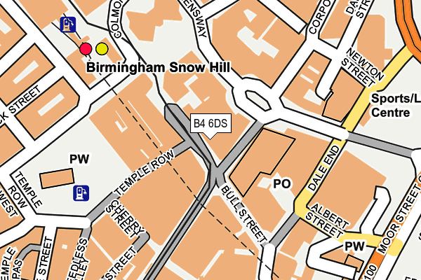 B4 6DS map - OS OpenMap – Local (Ordnance Survey) B4 6DS map - OS OpenMap – Local (Ordnance Survey)