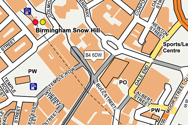 B4 6DW map - OS OpenMap – Local (Ordnance Survey) B4 6DW map - OS OpenMap – Local (Ordnance Survey)