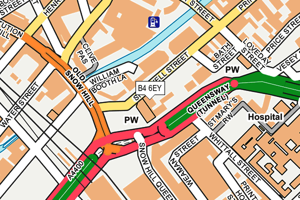 B4 6EY map - OS OpenMap – Local (Ordnance Survey) B4 6EY map - OS OpenMap – Local (Ordnance Survey)