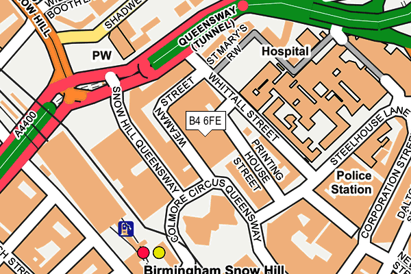 B4 6FE map - OS OpenMap – Local (Ordnance Survey) B4 6FE map - OS OpenMap – Local (Ordnance Survey)