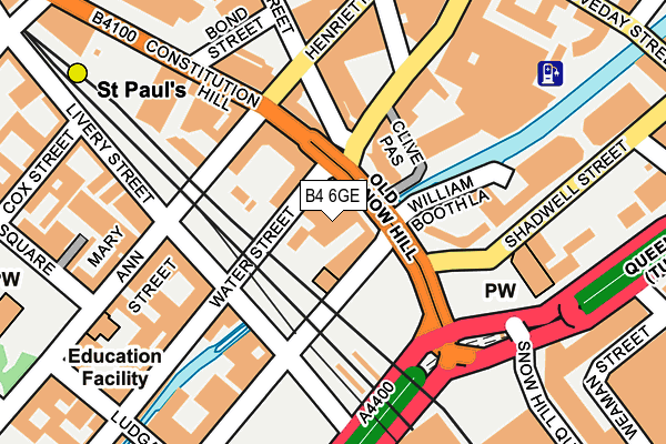 B4 6GE map - OS OpenMap – Local (Ordnance Survey) B4 6GE map - OS OpenMap – Local (Ordnance Survey)