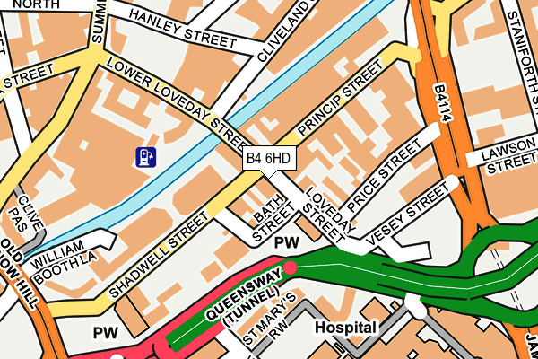 B4 6HD map - OS OpenMap – Local (Ordnance Survey) B4 6HD map - OS OpenMap – Local (Ordnance Survey)