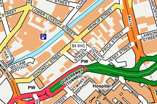 B4 6HG map - OS OpenMap – Local (Ordnance Survey) B4 6HG map - OS OpenMap – Local (Ordnance Survey)