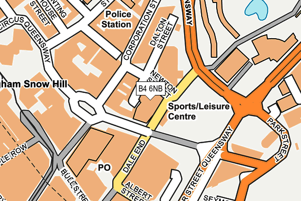 B4 6NB map - OS OpenMap – Local (Ordnance Survey) B4 6NB map - OS OpenMap – Local (Ordnance Survey)