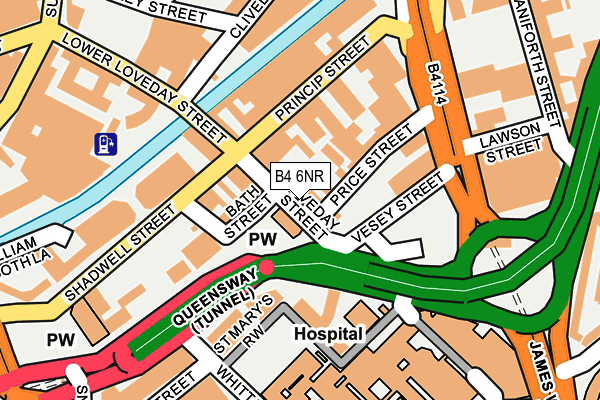 B4 6NR map - OS OpenMap – Local (Ordnance Survey) B4 6NR map - OS OpenMap – Local (Ordnance Survey)