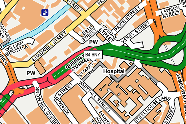 B4 6NY map - OS OpenMap – Local (Ordnance Survey) B4 6NY map - OS OpenMap – Local (Ordnance Survey)
