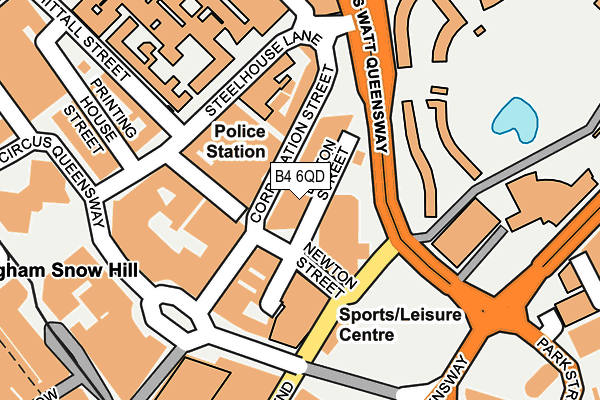 B4 6QD map - OS OpenMap – Local (Ordnance Survey) B4 6QD map - OS OpenMap – Local (Ordnance Survey)