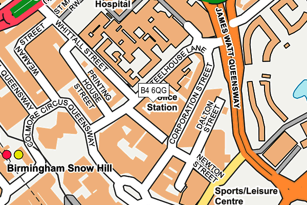 B4 6QG map - OS OpenMap – Local (Ordnance Survey) B4 6QG map - OS OpenMap – Local (Ordnance Survey)