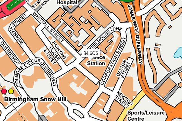 B4 6QS map - OS OpenMap – Local (Ordnance Survey) B4 6QS map - OS OpenMap – Local (Ordnance Survey)