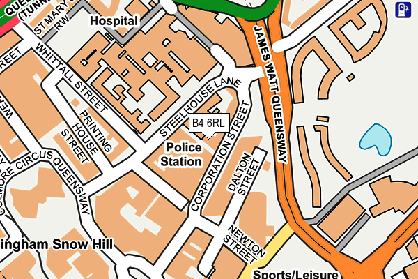 B4 6RL map - OS OpenMap – Local (Ordnance Survey) B4 6RL map - OS OpenMap – Local (Ordnance Survey)