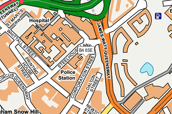 B4 6SE map - OS OpenMap – Local (Ordnance Survey) B4 6SE map - OS OpenMap – Local (Ordnance Survey)