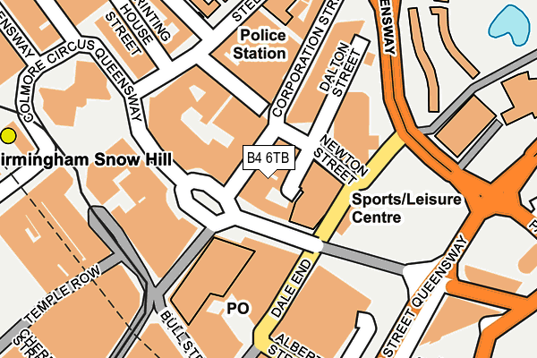B4 6TB map - OS OpenMap – Local (Ordnance Survey) B4 6TB map - OS OpenMap – Local (Ordnance Survey)
